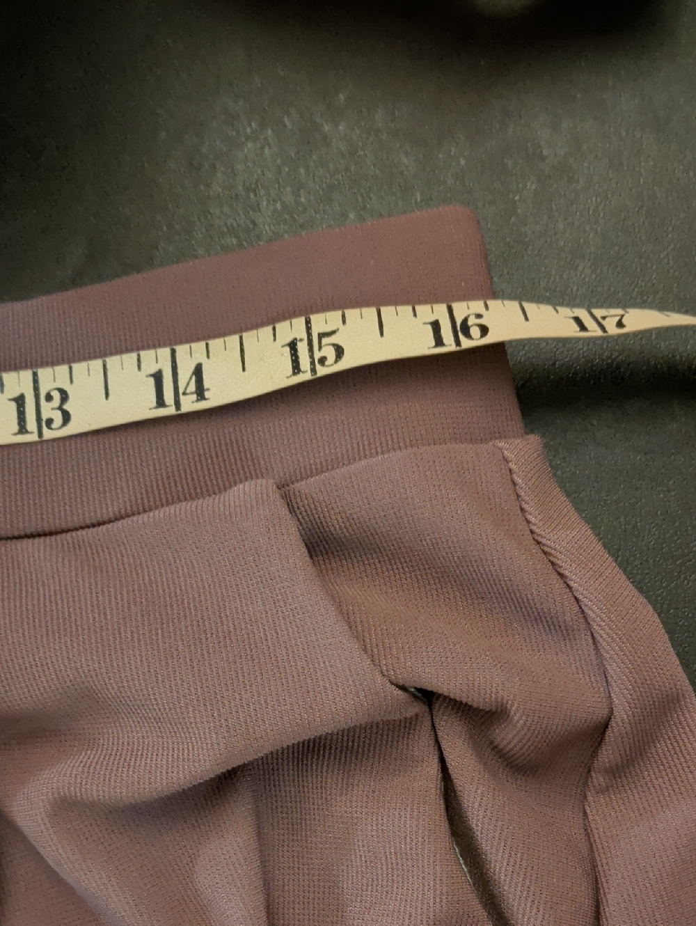 Halara Women's Mauve/Purple Waffle Pants - Picture 5 of 5